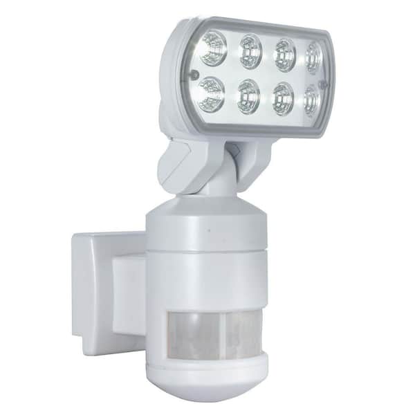 Defiant 60 ft. 220-Degree Outdoor White Motion-Tracking LED Security Light