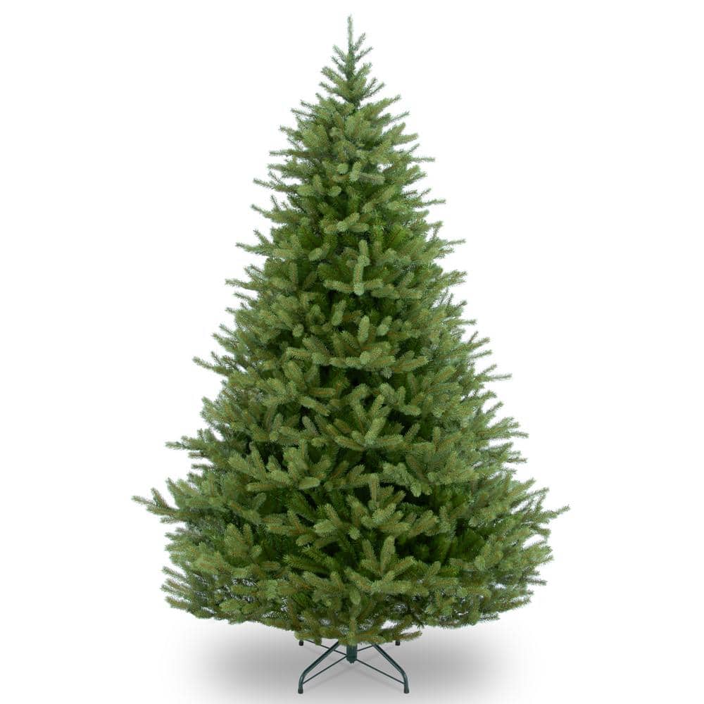 6.5-Foot Green Norway Fir Artificial Christmas Tree with Metal Stand