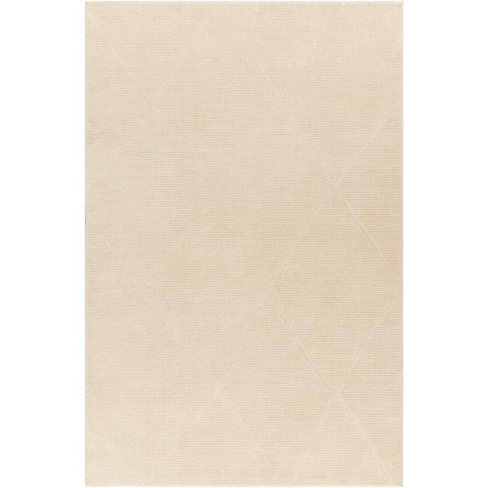 Alder Cream 6 ft. x 9 ft. Trellis Indoor Machine-Washable  Area Rug price history on PriceWatchPro