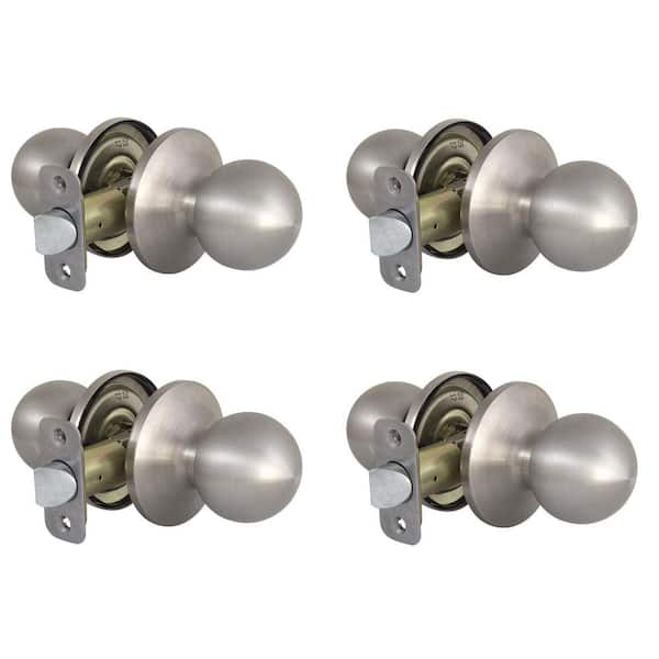 Defiant Brandywine Stainless Steel Bed/Bath Door Knob (2-Pack