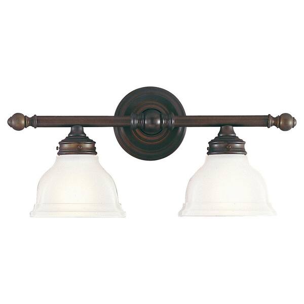 Generation Lighting New London 2-Light Oil Rubbed Bronze Vanity Light