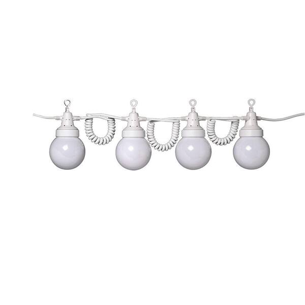 Tasco 4-Globe Hanging Outdoor White String Light-DISCONTINUED