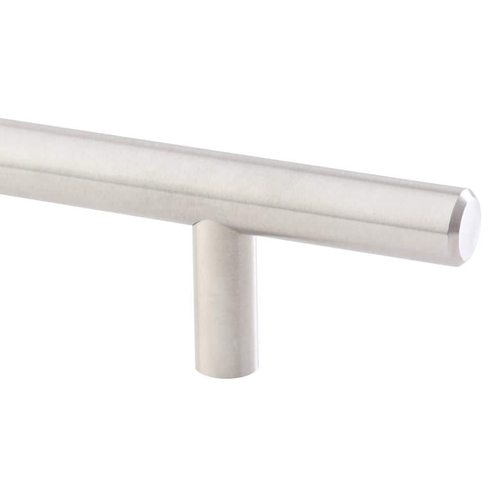 Brushed Nickel 8-Inch Bar Pull with Mounting Hardware