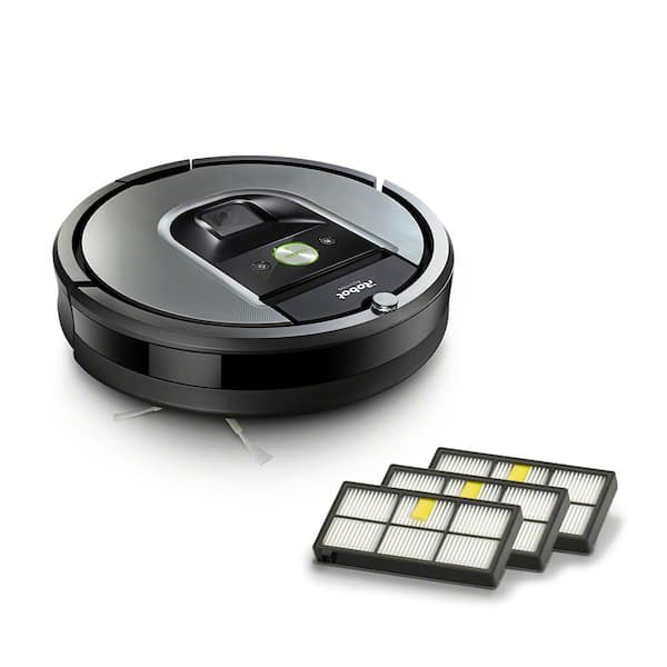 iRobot Roomba 960 Wi-Fi Connected Robot Vacuum Bundle (+3 Extra Filters)