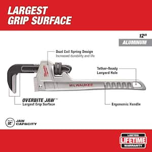 12 in. Aluminum Pipe Wrench