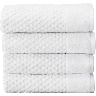 THE CLEAN STORE Cotton Hand Towels, Solid Gray/White 10-Pack 79331 - The  Home Depot