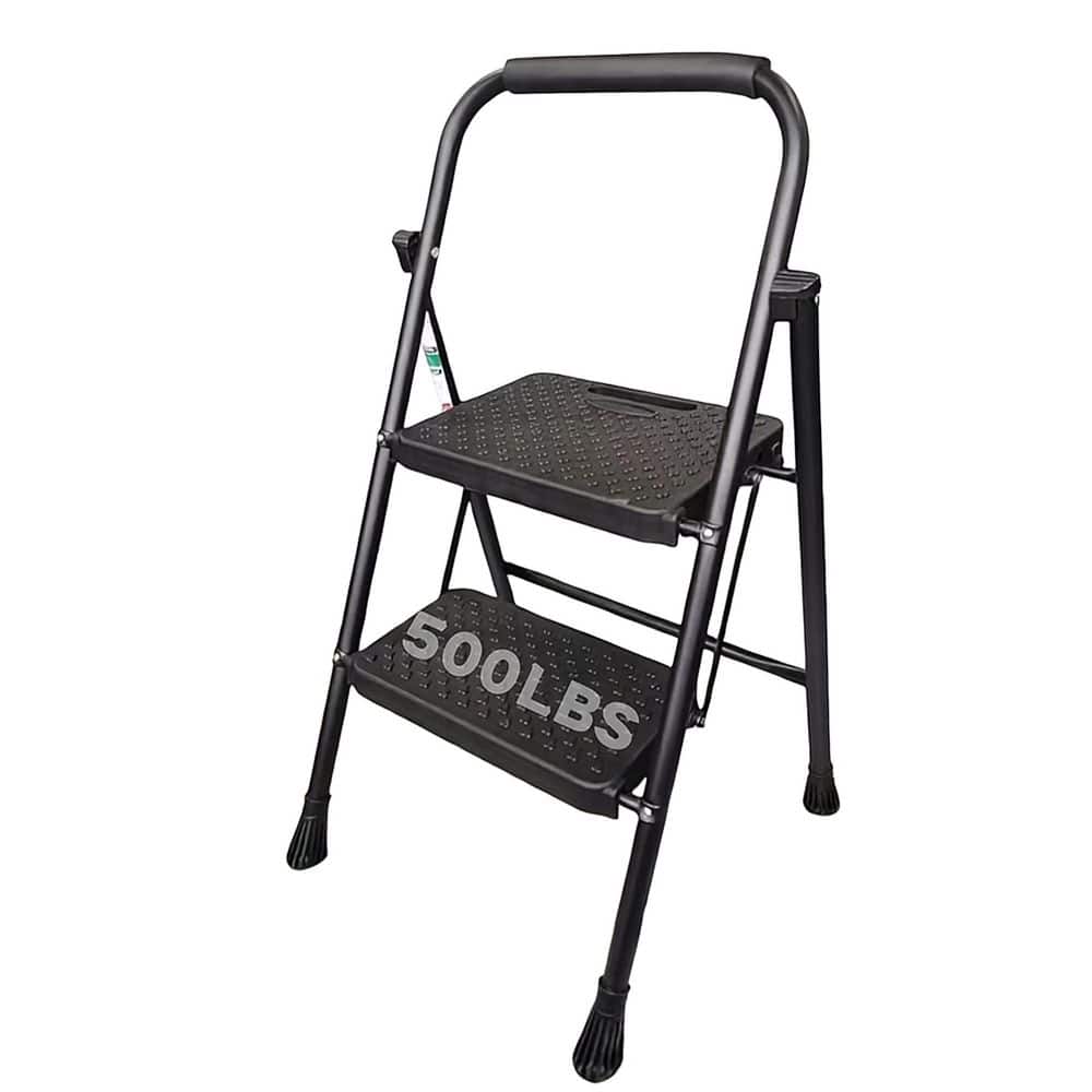 TITANKIT PRO 2-Step Lightweight Metal Step Stool (8 ft. Reach
