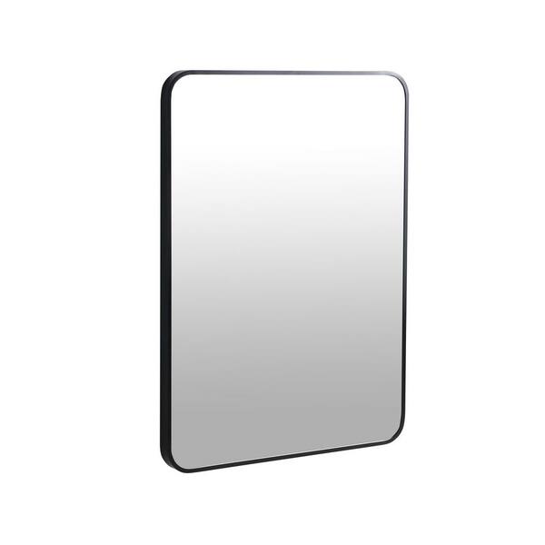 Sudzendf 24 in. W x 32 in. H Rectangular Aluminum Framed Wall Bathroom