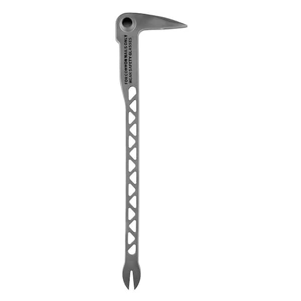 Stiletto - 12 in. Titanium Clawbar Nail Puller with Dimpler