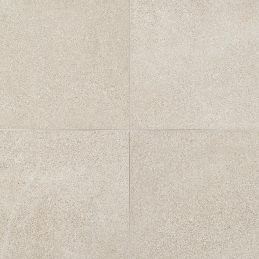 Large Format Beige Porcelain Stone Look Wall & Floor Tile