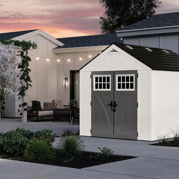 Suncast - Tremont 8 ft. W x 10 ft. D Plastic Shed (85.32 sq. ft.)