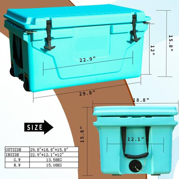 65 qt. Food And Beverage Cooler Box 8289908 - The Home Depot