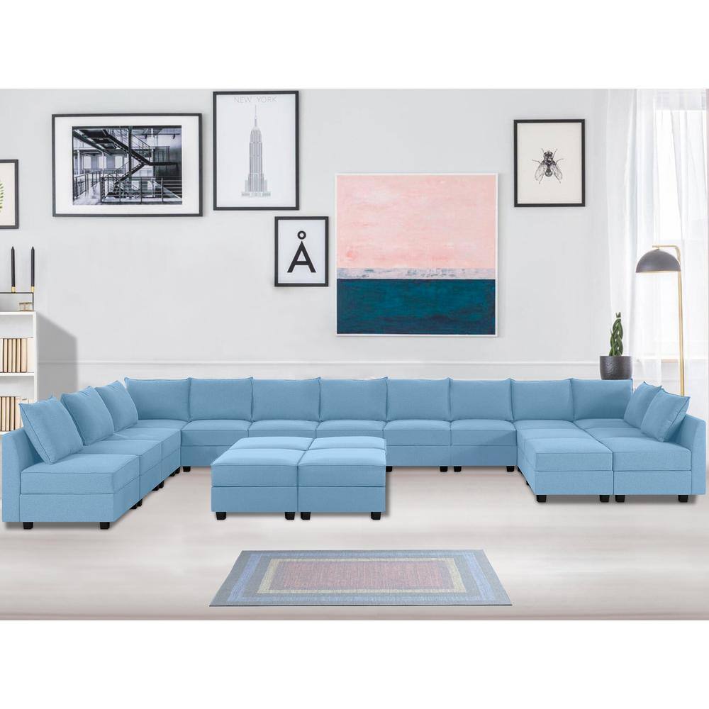 Robins egg blue couch sale