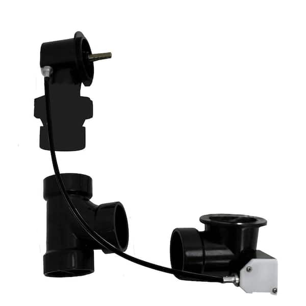 27 in. Cable Drive Bath Drain on Ball Joint - LESS TRIM - Sch. 40 ABS Fittings, Rough Only