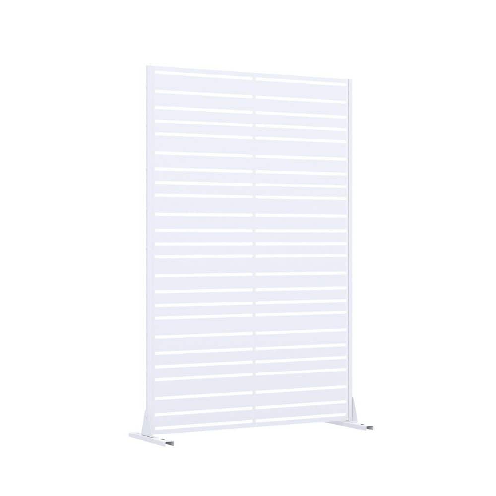 72 in. x 47 in. White Galvanized Steel Garden Fence price history on PriceWatchPro