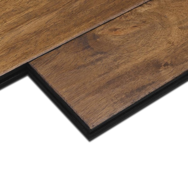 ASPEN FLOORING Newbury Caucho Wood 3/4 in. T x 4.5 in. W Light Distressed Solid Hardwood Flooring (21.82 sqft/case)