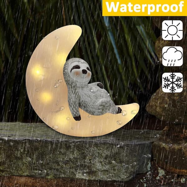 Mudder Solar Light Sloth Garden Statues 7.5'' Resin Hanging Figurine Mudder Solar Light Sloth Garden Statues 7.5'' Resin Hanging Figurine