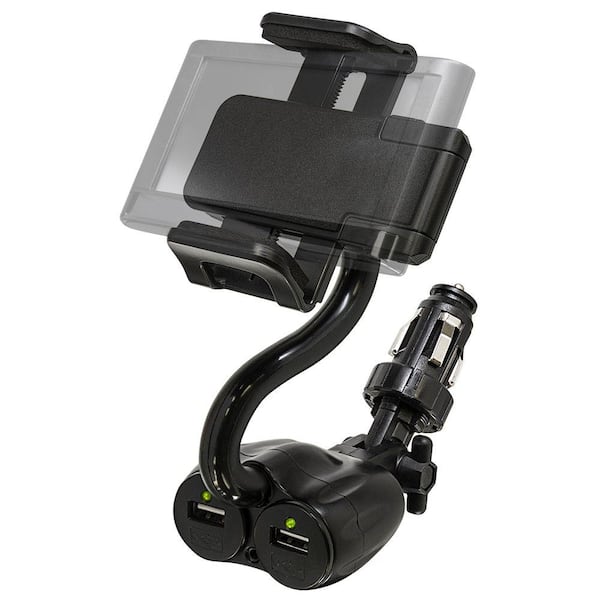 TekGrip Power Dock with 2-Outputs, Black
