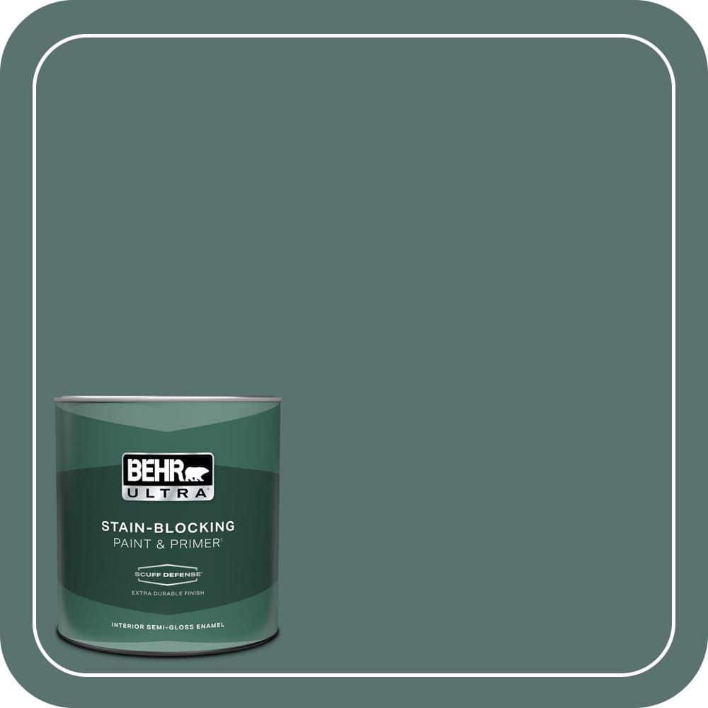 1 qt. Home Decorators Collection #HDC-WR16-04 Noble Fir Extra Durable Semi-Gloss Enamel Interior Paint & Primer price history on PriceWatchPro