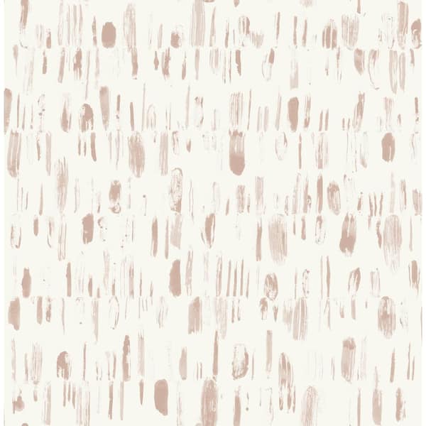 A-Street Prints Pink Dwell Brushstrokes Wallpaper Border Sample
