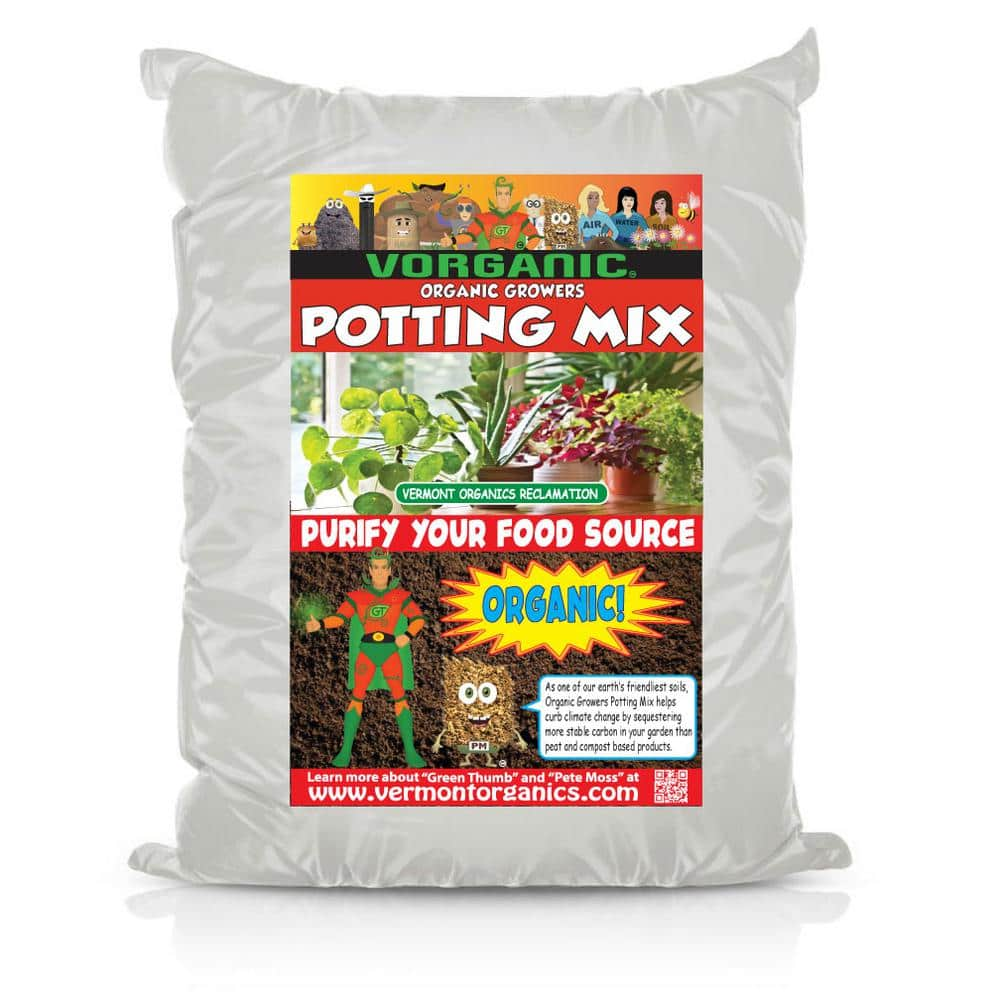 Vermont Organics Reclamation Soil 10 Qt. Organic Growers Potting Mix ...