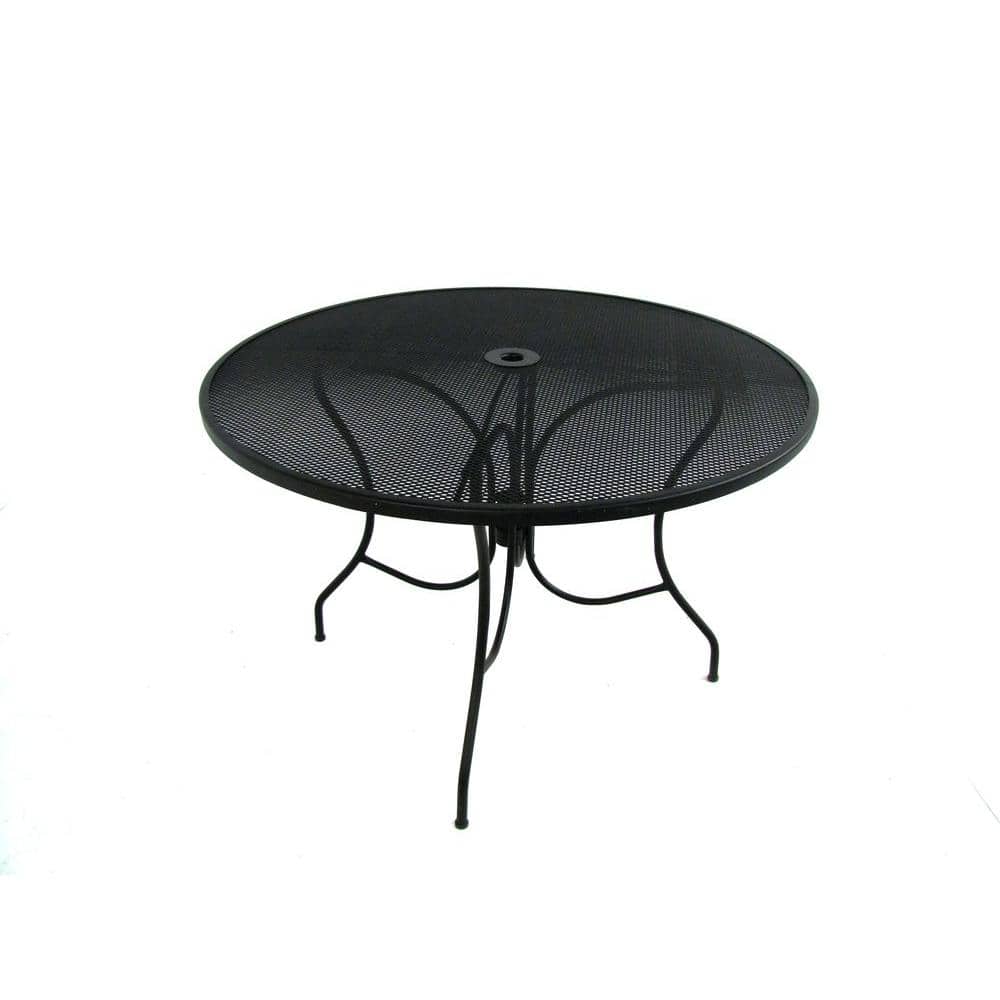 Round Patio Dining Table, Round Patio Tables Home Depot