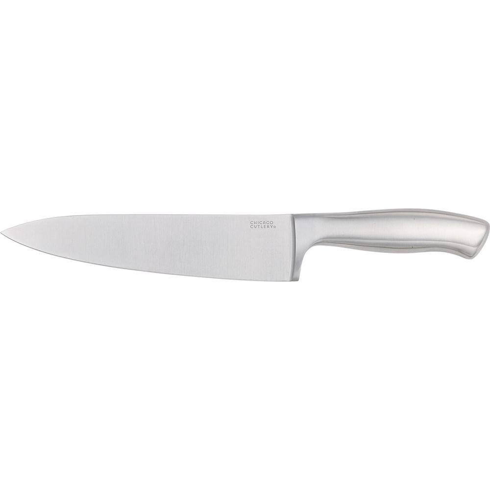Chicago Cutlery Insignia Steel 13-Piece Kitchen Knife Set with Gray Wood Block