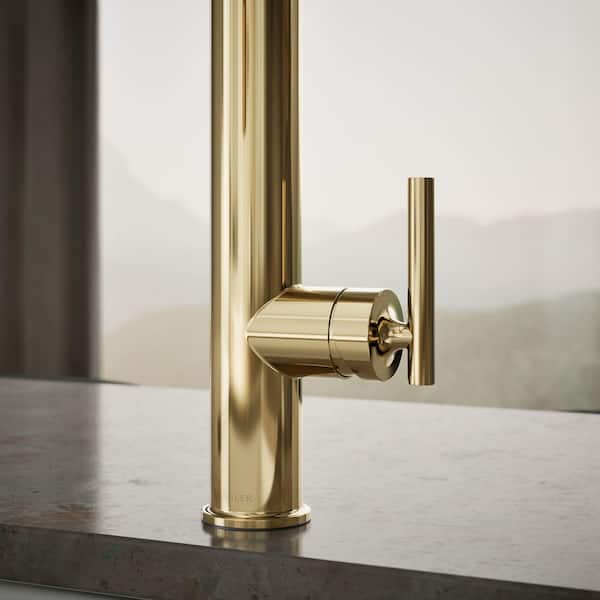 KOHLER Purist Single-Handle Standard Kitchen Faucet in Vibrant