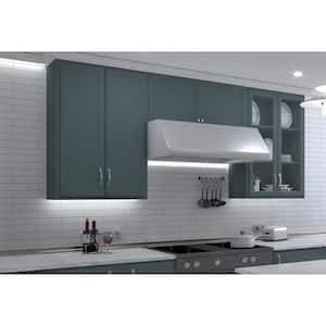Teva Oyster Light Gray Glossy 2-2/5 in. x 14-1/2 in. Textured Porcelain Subway Floor and Wall Tile (4.83 sq. ft./Case)