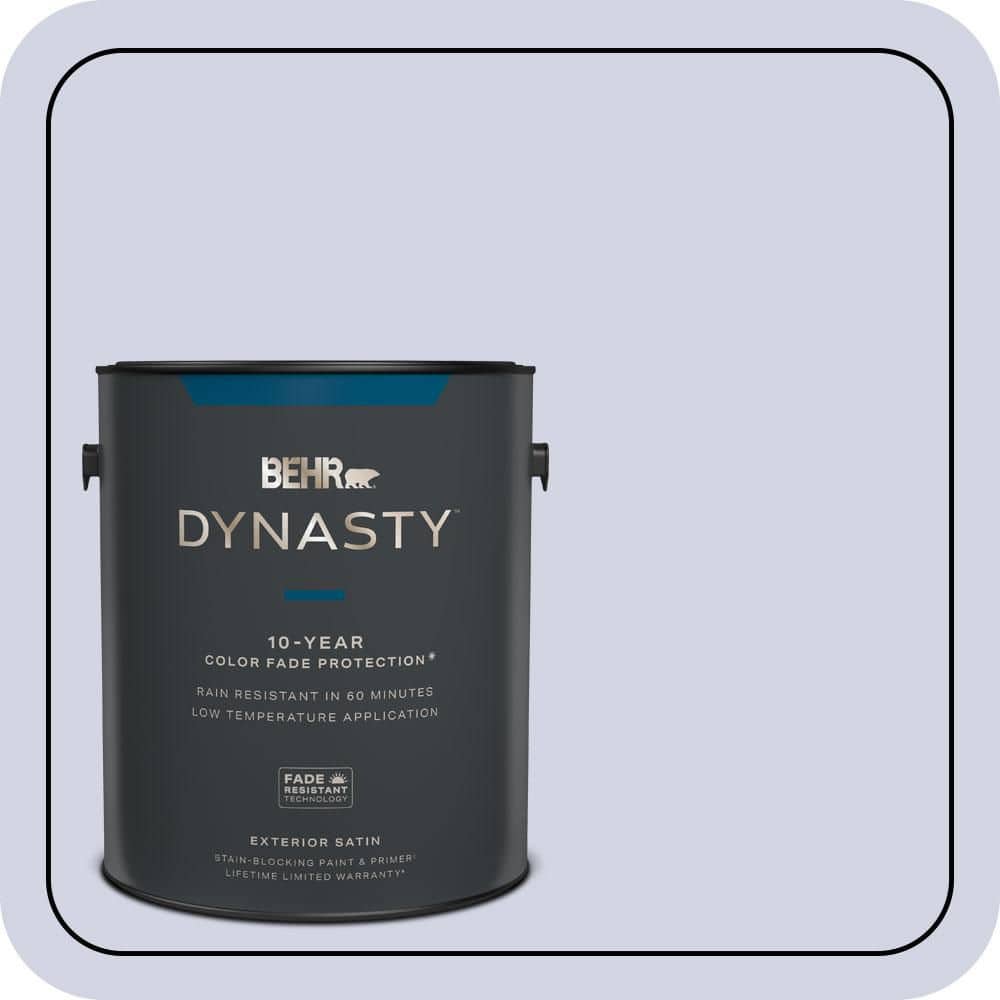 1 gal. #PPU16-08 Hint of Violet Satin Enamel Exterior Stain-Blocking Paint & Primer price history on PriceWatchPro
