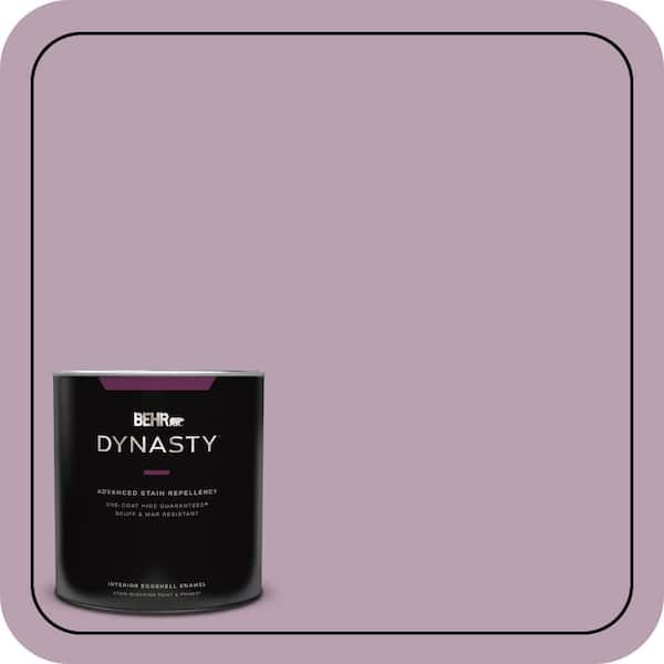BEHR DYNASTY 1 qt. #S110-4 Highland Thistle One-Coat Hide Eggshell Enamel Interior Stain-Blocking Paint & Primer