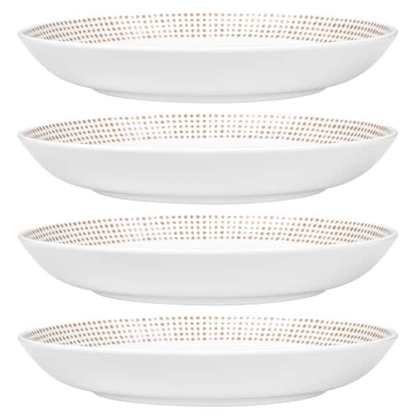 Noritake Khaki Hammock 9-3/4 in., 29 fl. oz. Khaki Porcelain Dinner Bowls (Set of 4)