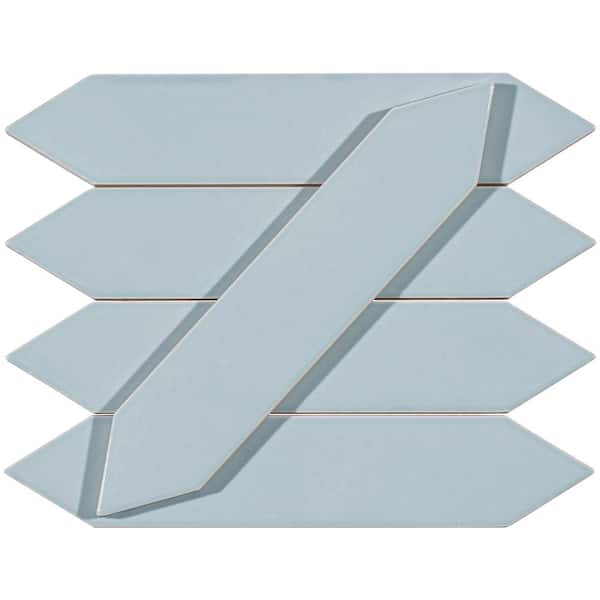 Concerto-Bowtie Bernolli 2 in. x 8 in. Glossy Ceramic Picket Wall Tile (8.14 sq. ft./Case)