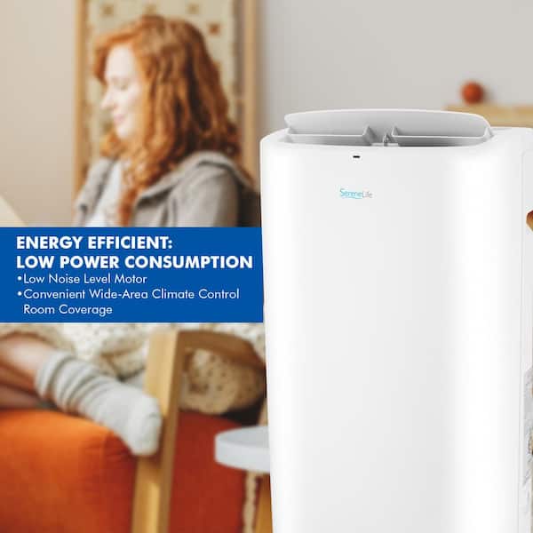 SereneLife Portable Air Conditioner - Compact Home AC Cooling Unit with  Built-in Dehumidifier & Fan Modes, Includes Window Mount Kit (12,000 BTU) -  Walmart.com