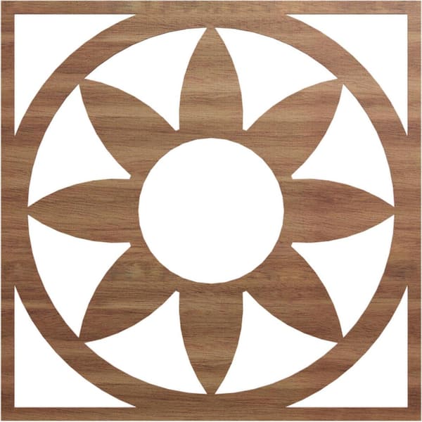 Ekena Millwork 0.25 in. x 40 in. x 40 in. Wood Medallion Moulding