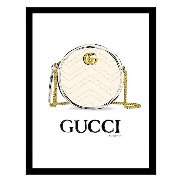 VENICE BEACH Collections Designer Handbag by Fairchild Paris 1-Piece Framed Graphic Print Abstract Poster Art Print 18 in. x 14 in.