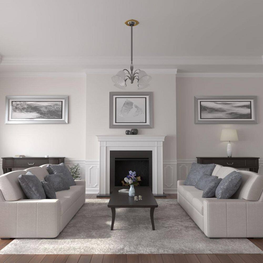 Pot of Cream Polyurethane Decorative Ceiling Medallion