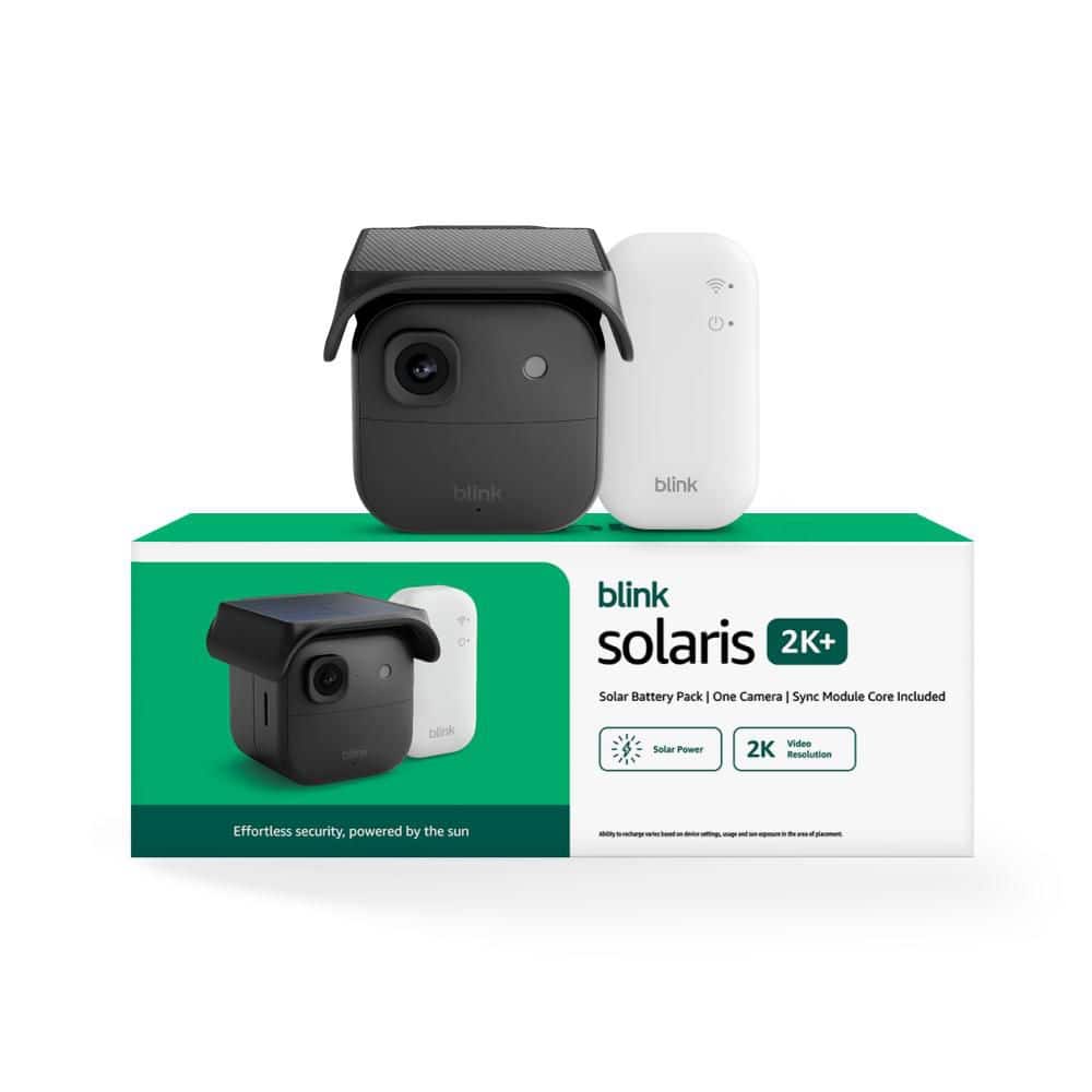 Blink Solaris 2K+ Solar-Powered Wireless Smart Security Camera