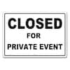 Lynch Sign 14 in. x 10 in. Private Event Sign Printed on More