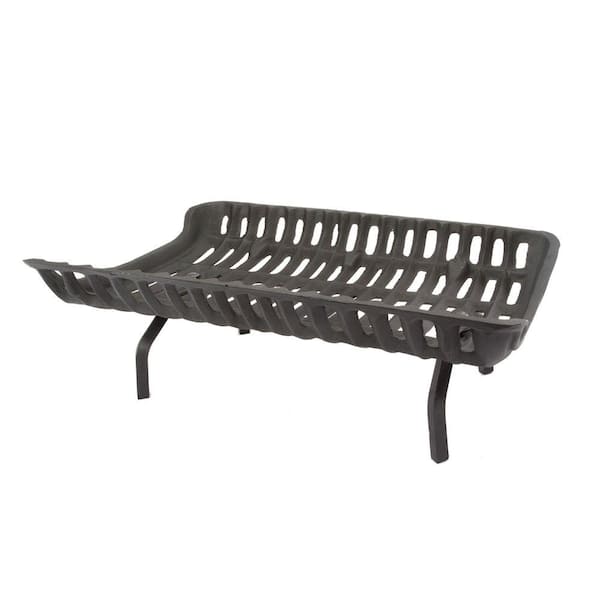 Liberty Foundry 28 in. Cast Iron Fireplace Grate with 4 in. Legs