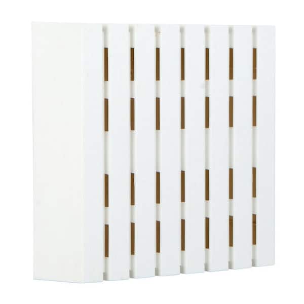 Hardwired Classic 2-Note High-Volume Sound Doorbell Chime for Front Door, Single-Note for Second Entrance, White Finish