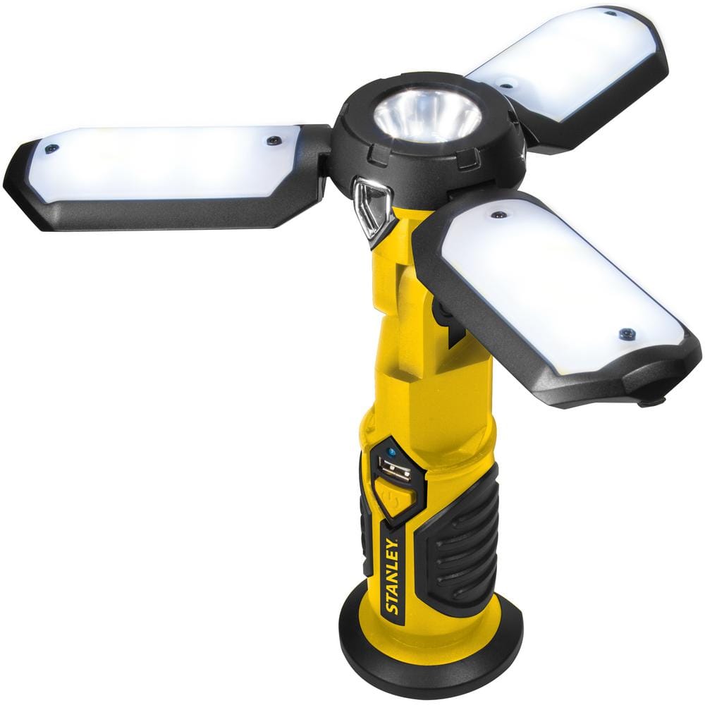 Rechargeable 400 Lumen Ultra-Bright LED Portable Work Light with USB Charger -  Stanley, SAT3S