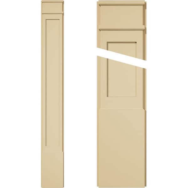 Ekena Millwork 2 in. D x 10 in. W x 82 in. L Primed Polyurethane Pilaster 1-Pack