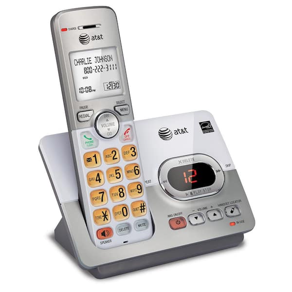AT&T EL52103 DECT 6.0 CORDLESS PHONE W/ CALLER ID CALL WAITING ANSWERING SYSTEM 