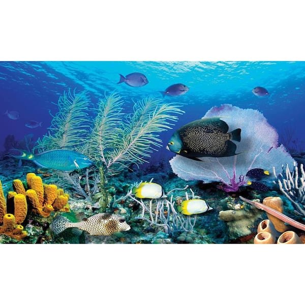 Ocean View - Weather Proof Scene for Window Wells or Wall Mural - 120 in. x 60 in.