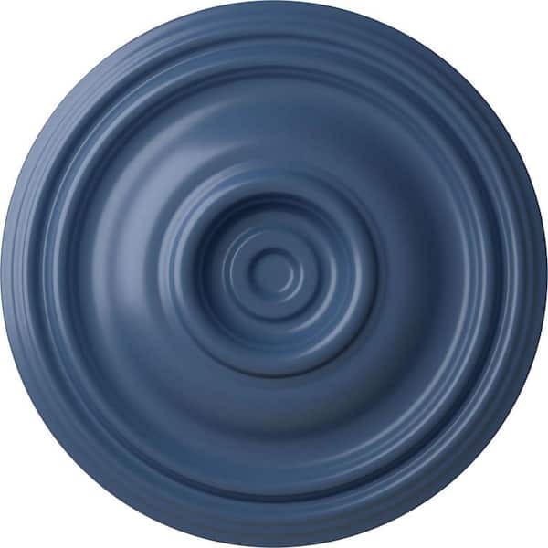 Ekena Millwork 14-3/4" x 1-3/4" Traditional Urethane Ceiling Medallion (Fits Canopies upto 4"), Hand-Painted Americana
