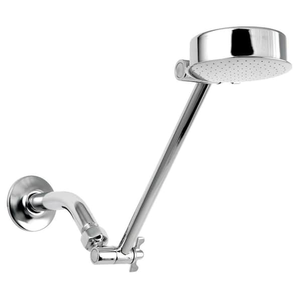 Plumb Craft Waxman 1-Spray 3.5 in. Fixed Showerhead in Chrome Plated Brass