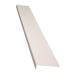 Classic Series 8 in. x 84 in. White Powder Coated Steel Foundation Plate for Cellar Door