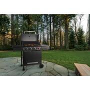 4-Burner Propane Gas Grill in Matte Black with TriVantage Multifunctional Cooking System
