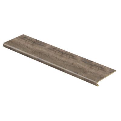 Vintage Pewter Oak 47 in. L x 12-1/8 in. W x 2-3/16 in. T Laminate to Cover Stairs 1-1/8 in. to 1-3/4 in. Thick